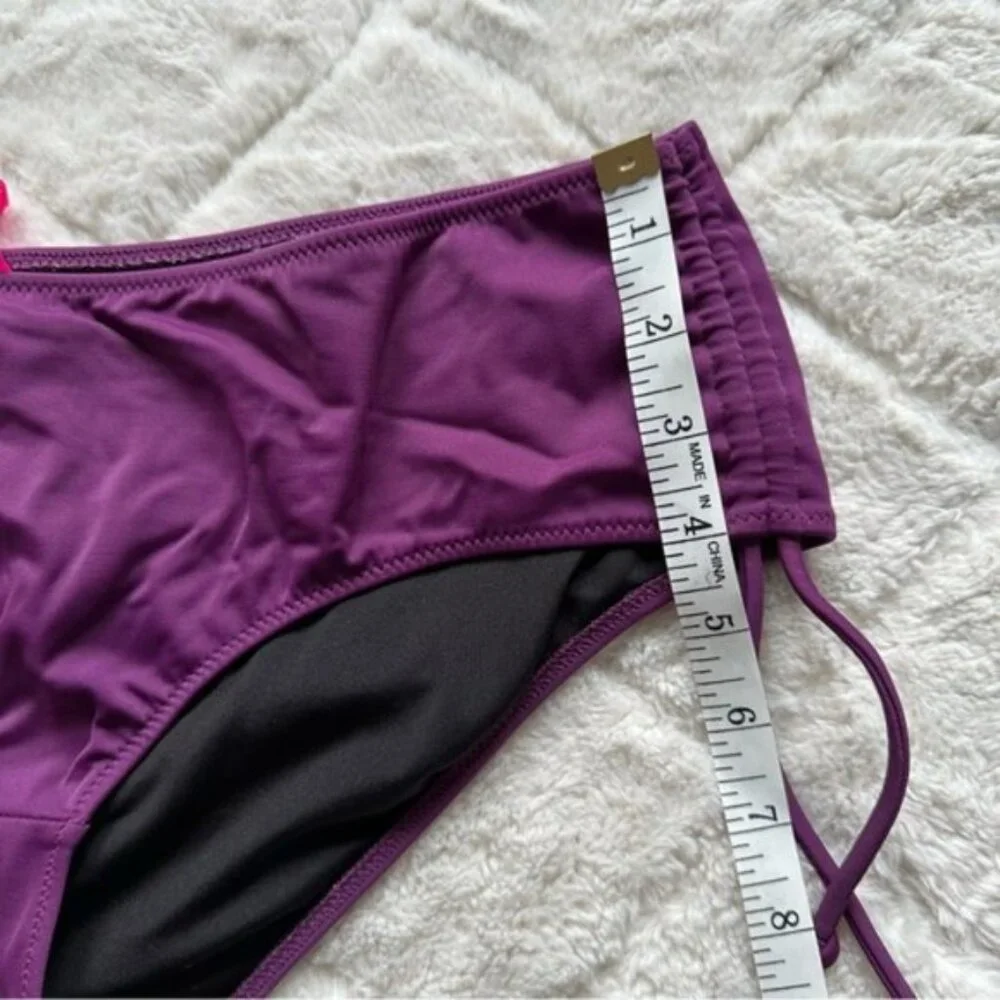 Victoria’s Secret | Purple Plum Side Ruched Bikini Bottoms | Size Medium